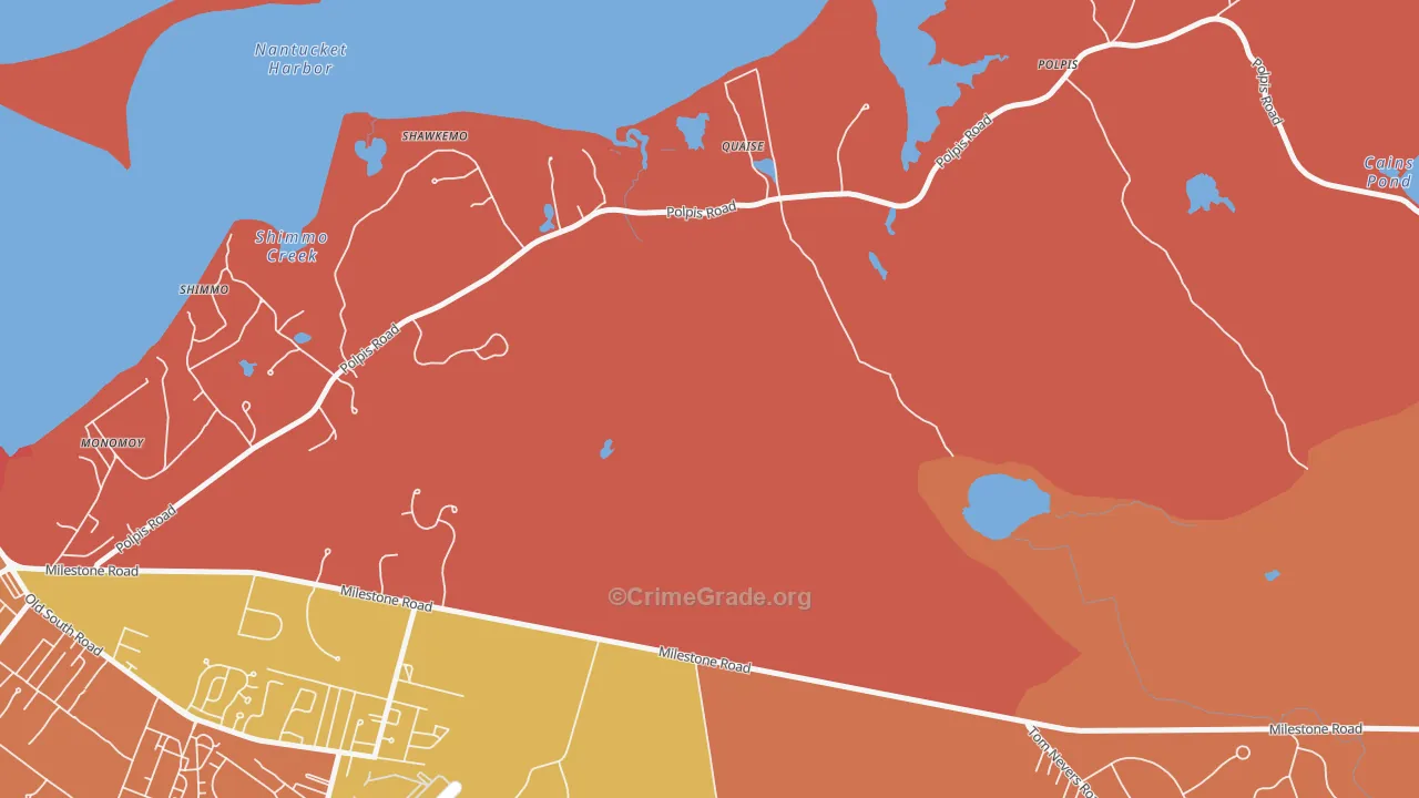 Quaise, MA Map of Assault Rates