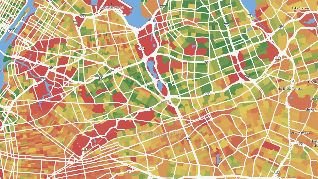 Queens, NY Map of Assault Rates