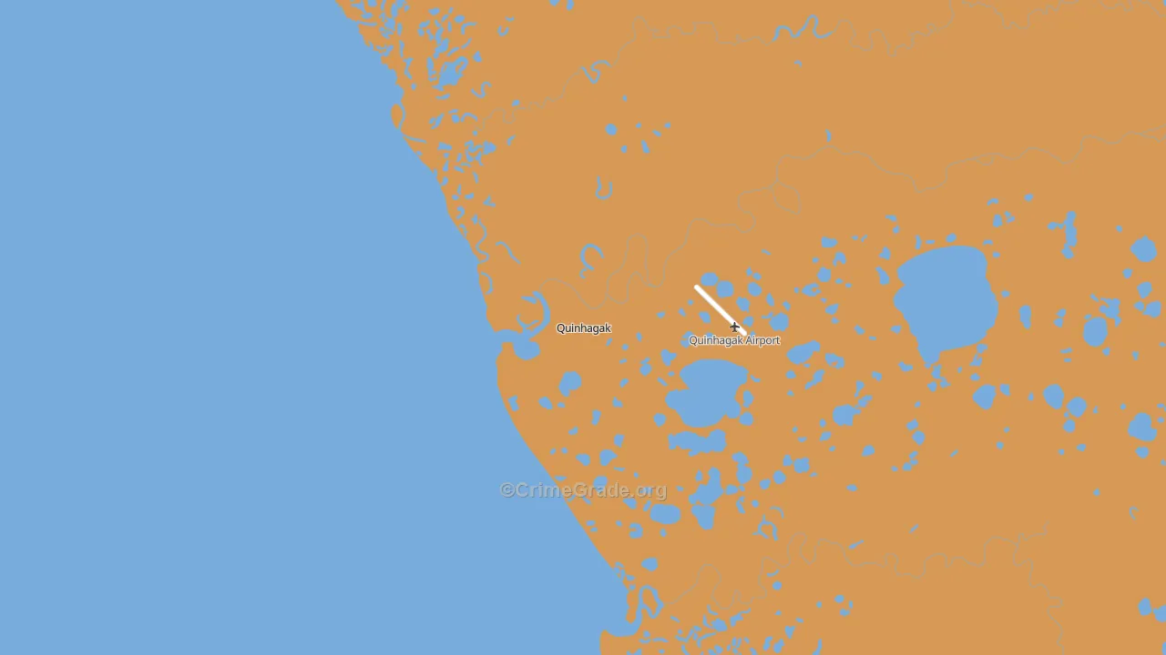 Quinhagak, AK Map of Assault Rates