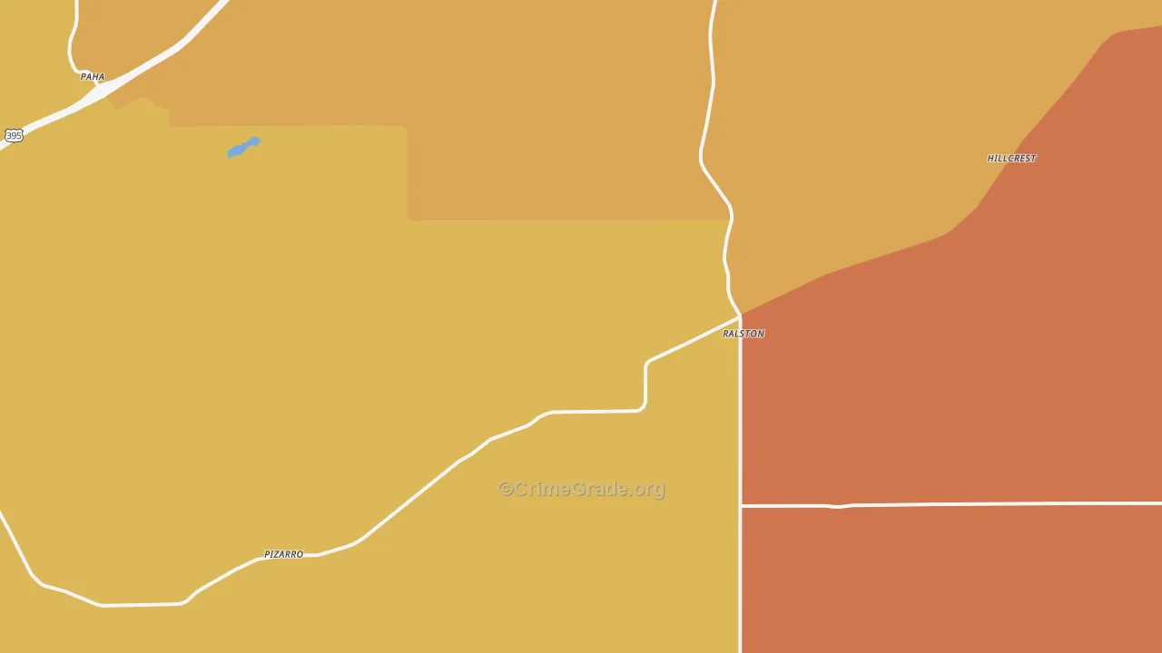 Ralston, WA Map of Assault Rates