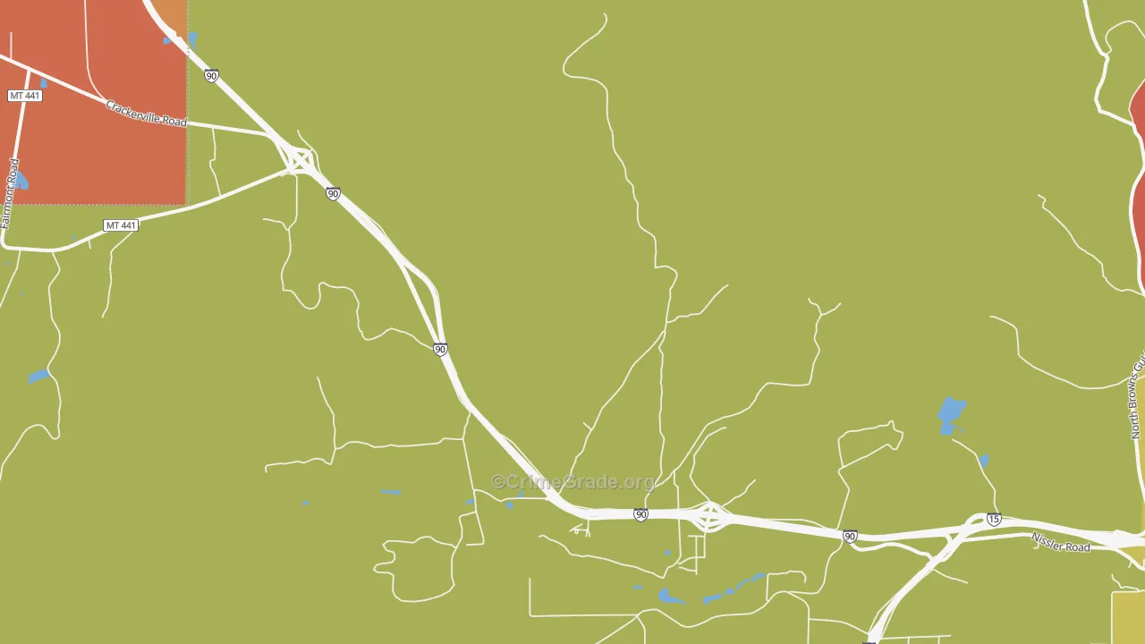 Ramsay, MT Map of Assault Rates