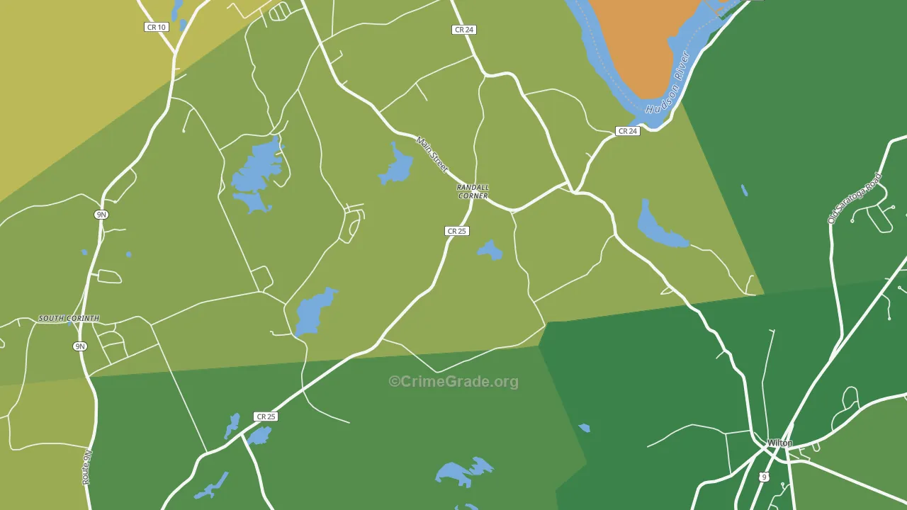 Randall Corner, NY Map of Assault Rates