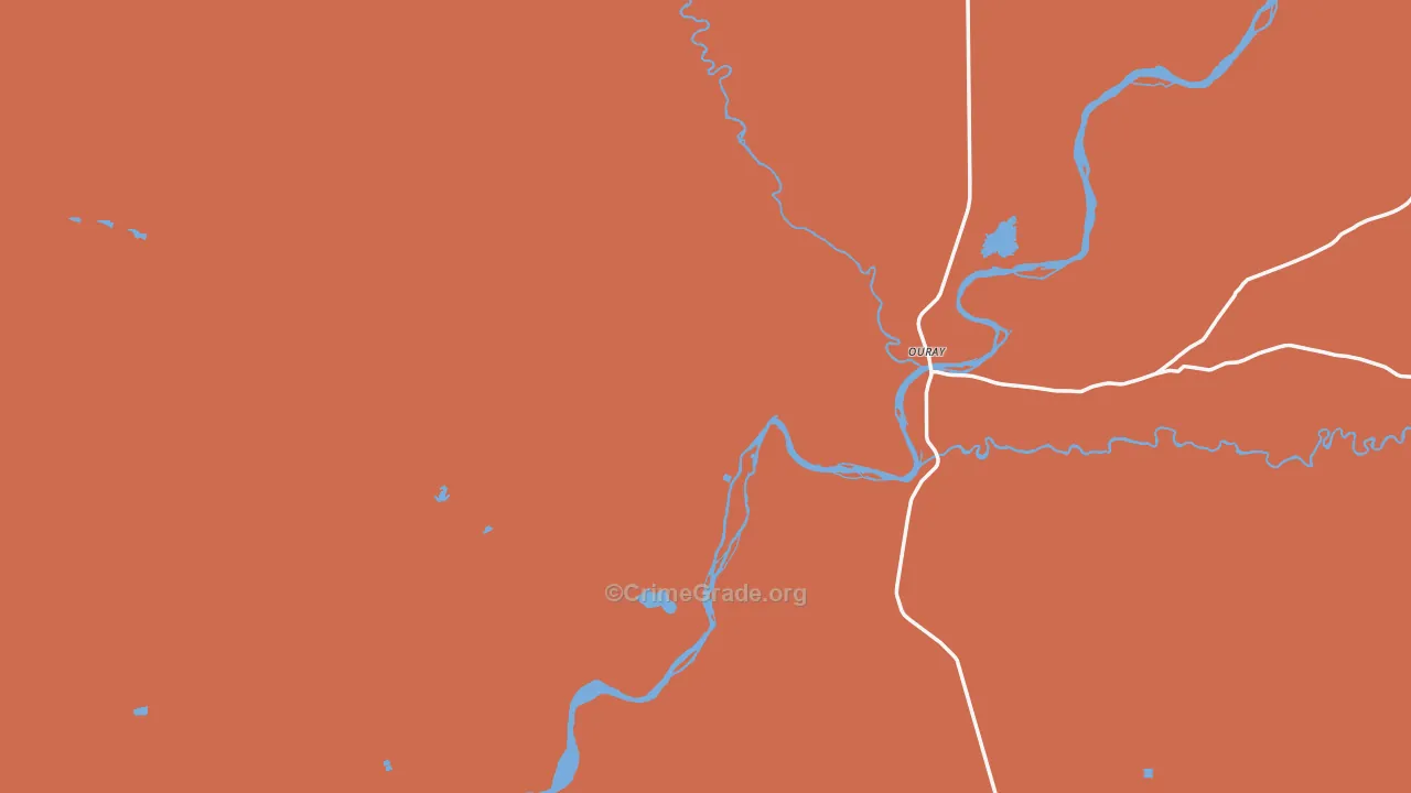 Randlett, UT Map of Assault Rates