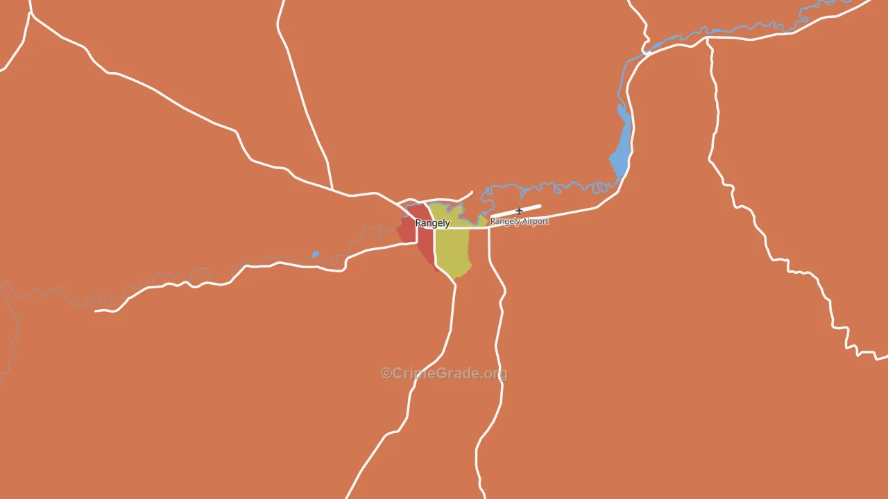 Rangely, CO Map of Assault Rates