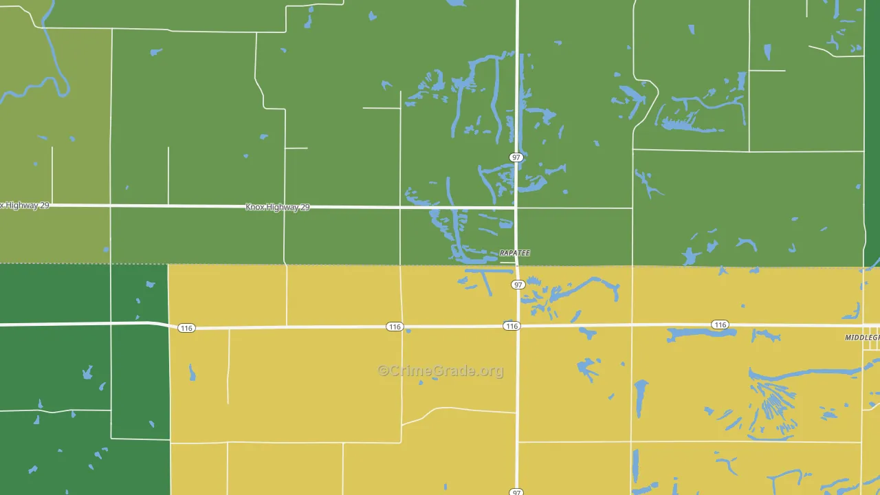 Rapatee, IL Map of Assault Rates