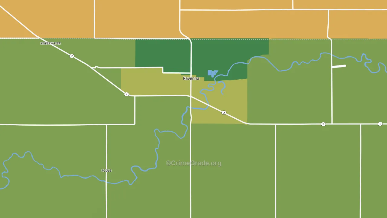Ravenna, NE Map of Assault Rates