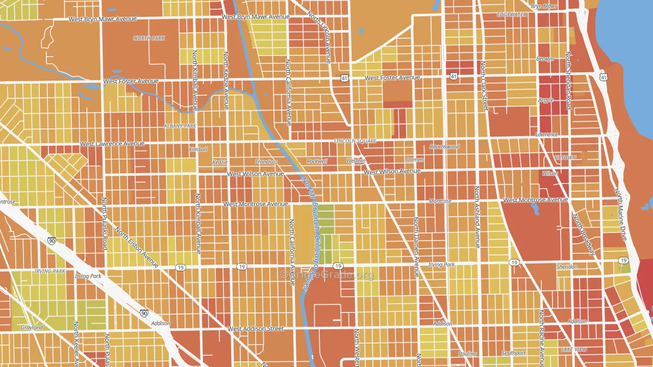 Ravenswood Gardens, Chicago, IL Map of Assault Rates