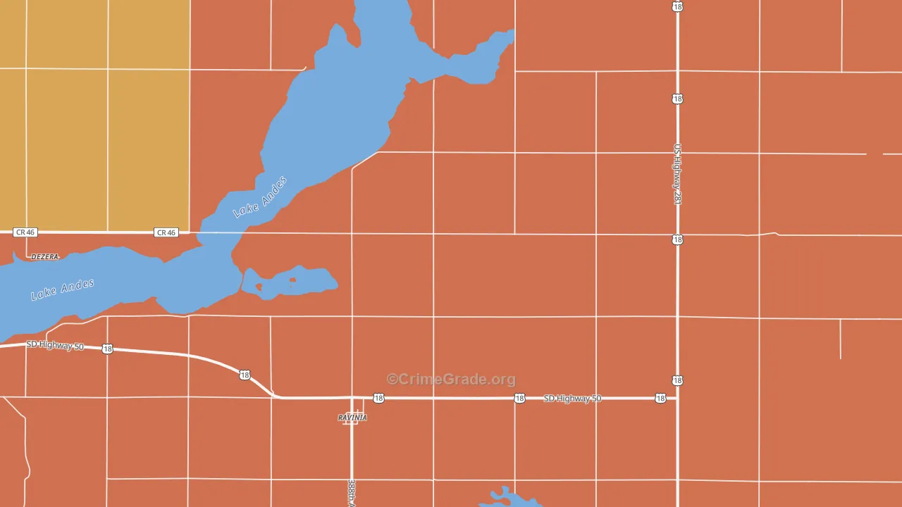 Ravinia, SD Map of Assault Rates