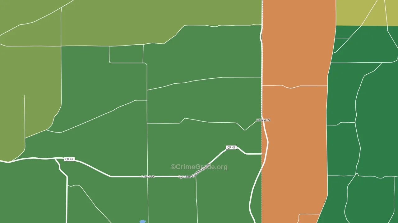 Rawson, NY Map of Assault Rates