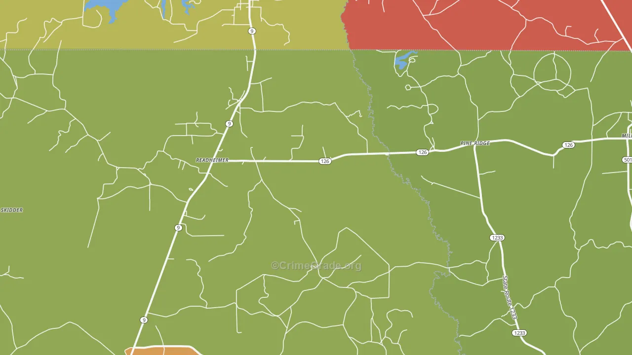 Readheimer, LA Map of Assault Rates