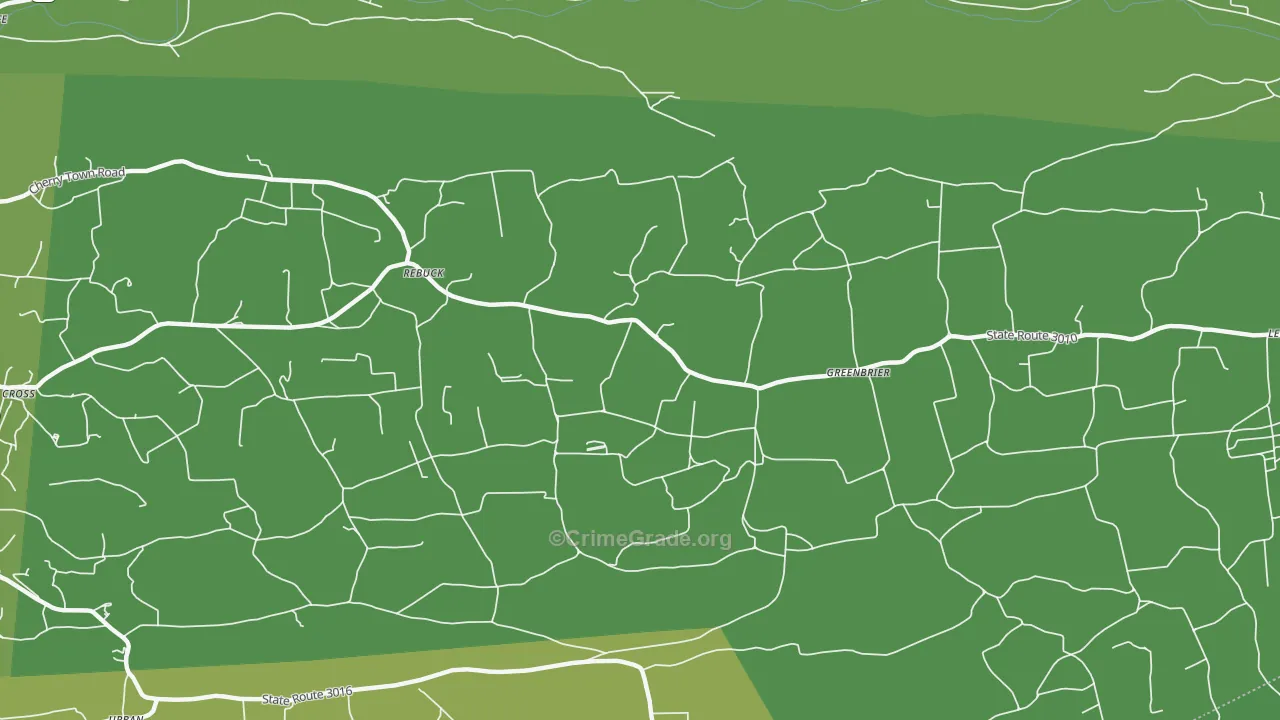 Rebuck, PA Map of Assault Rates