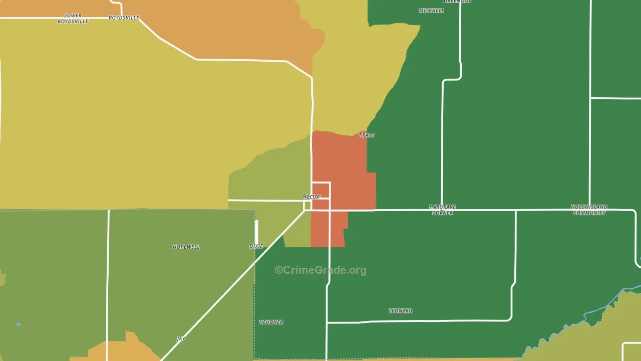 Rector, AR Map of Assault Rates