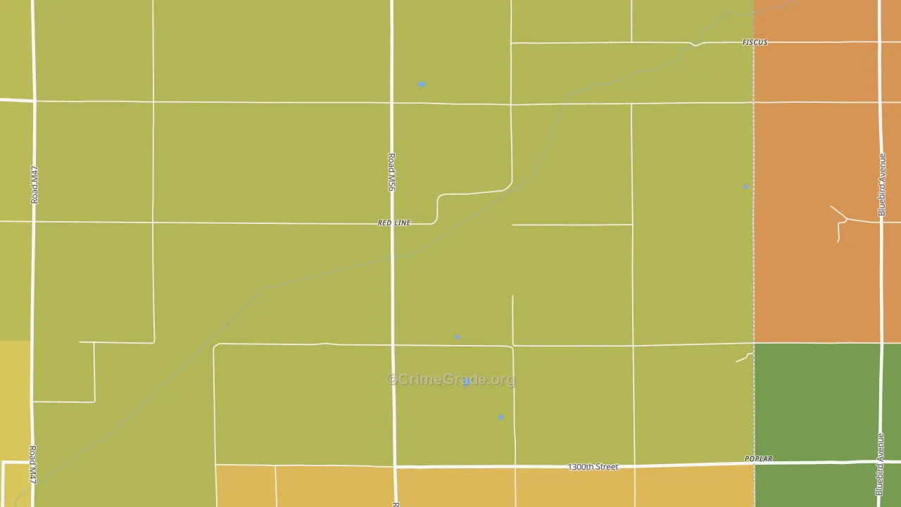 Red Line, IA Map of Assault Rates