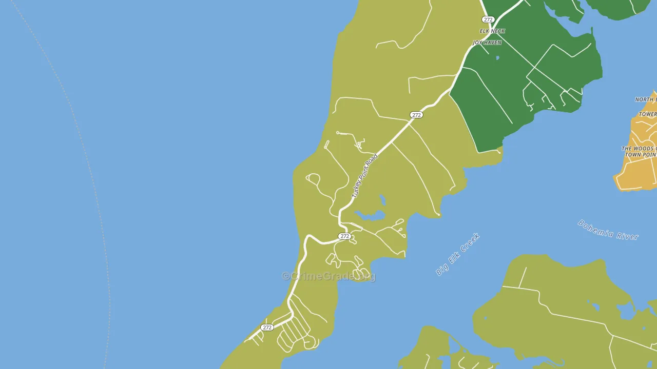 Red Point, MD Map of Assault Rates