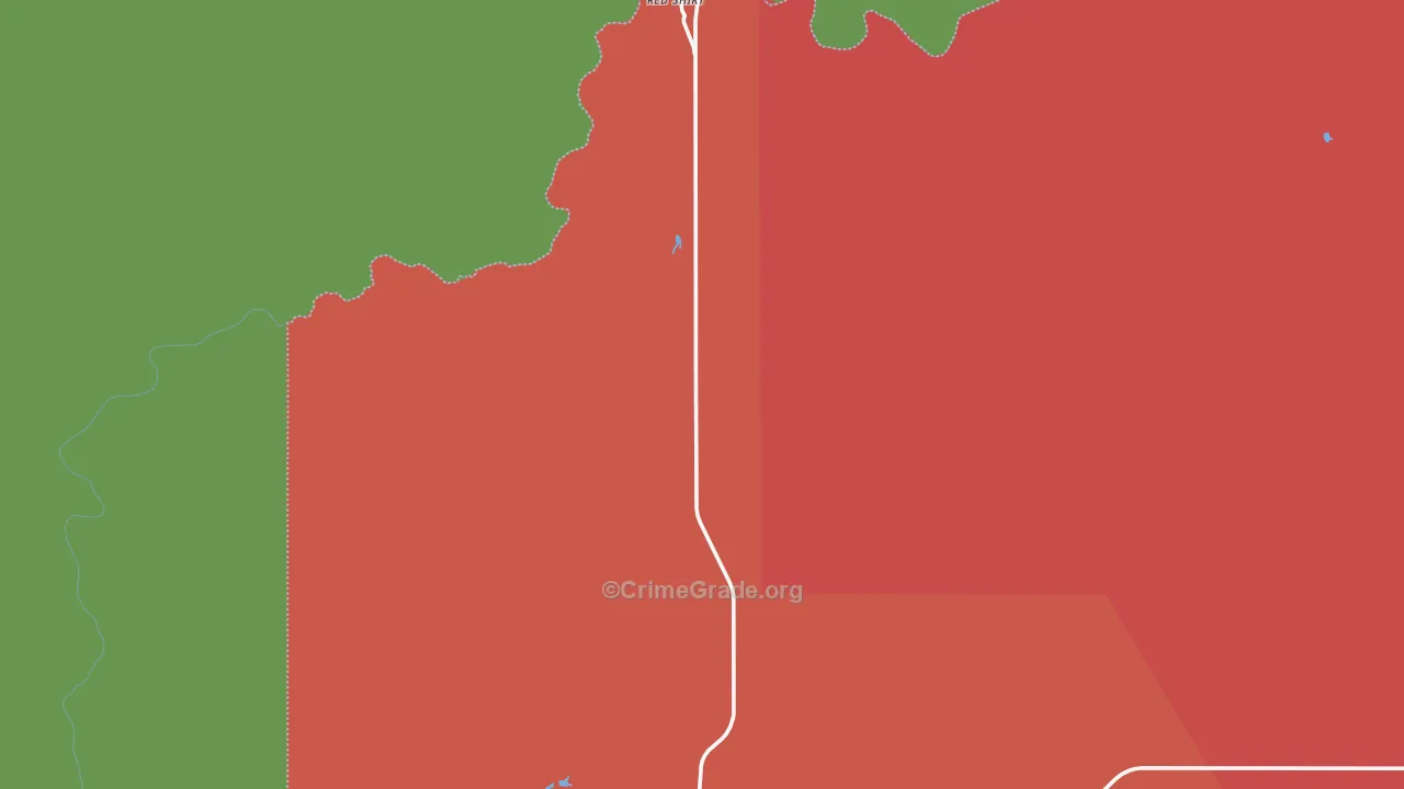 Red Shirt, SD Map of Assault Rates