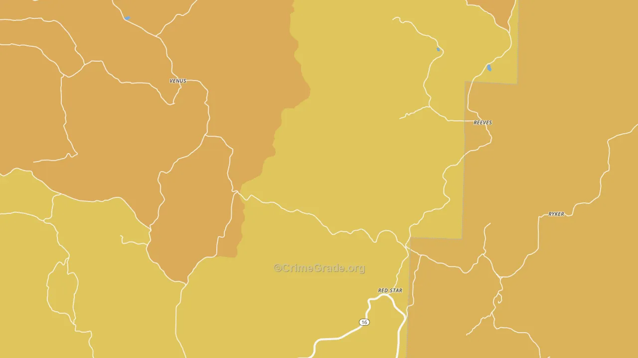 Red Star, AR Map of Assault Rates