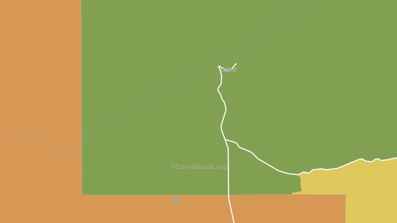Redrock, NM Map of Assault Rates