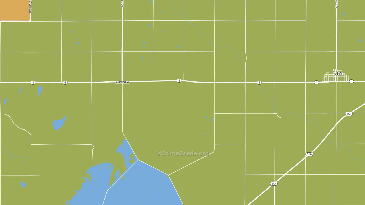 Redwing, KS Map of Assault Rates
