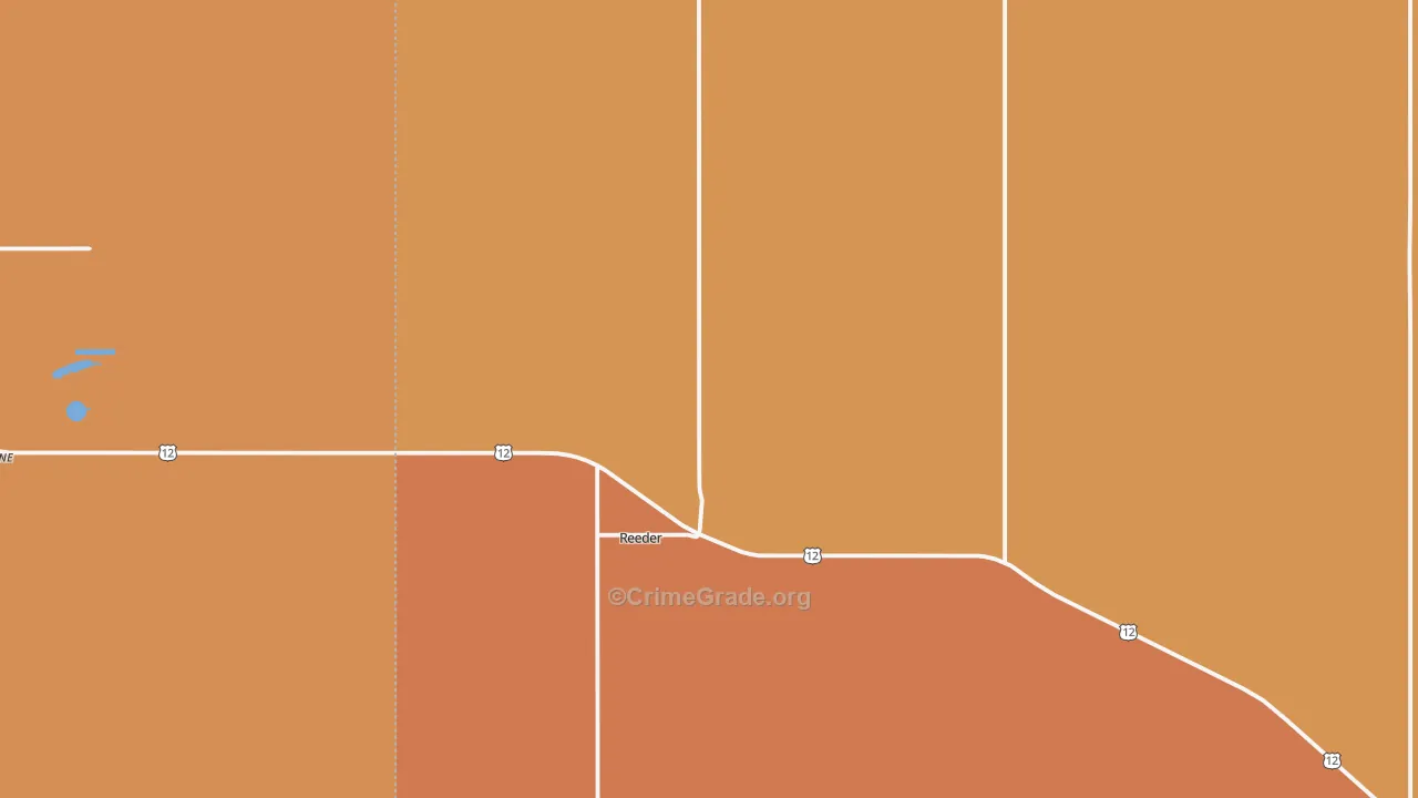 Reeder, ND Map of Assault Rates