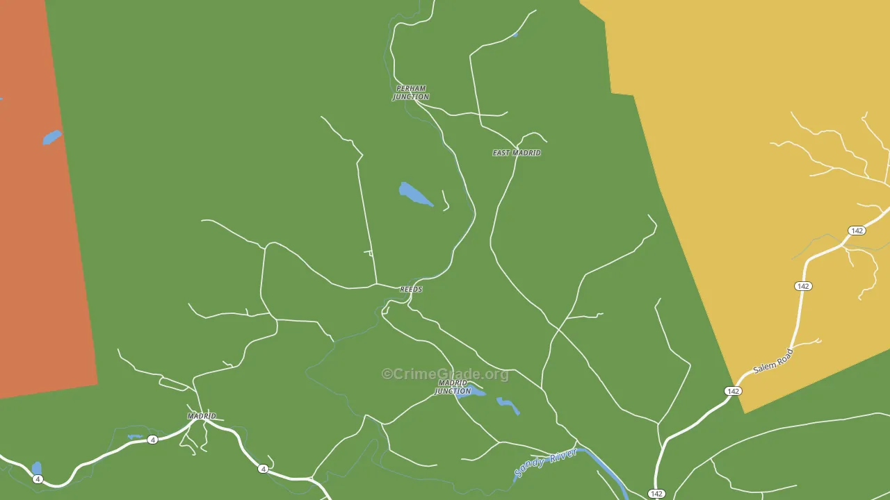 Reeds, ME Map of Assault Rates