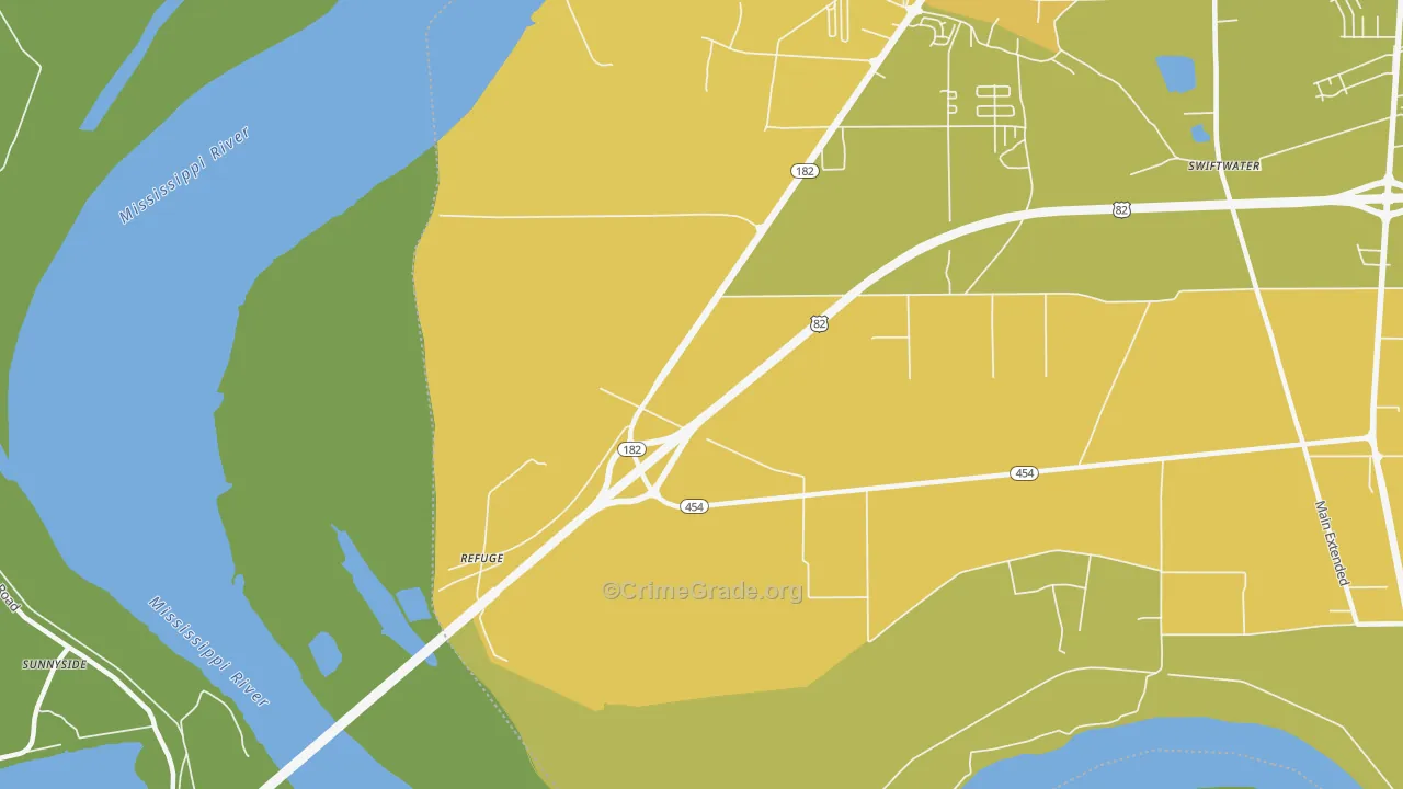 Refuge, MS Map of Assault Rates