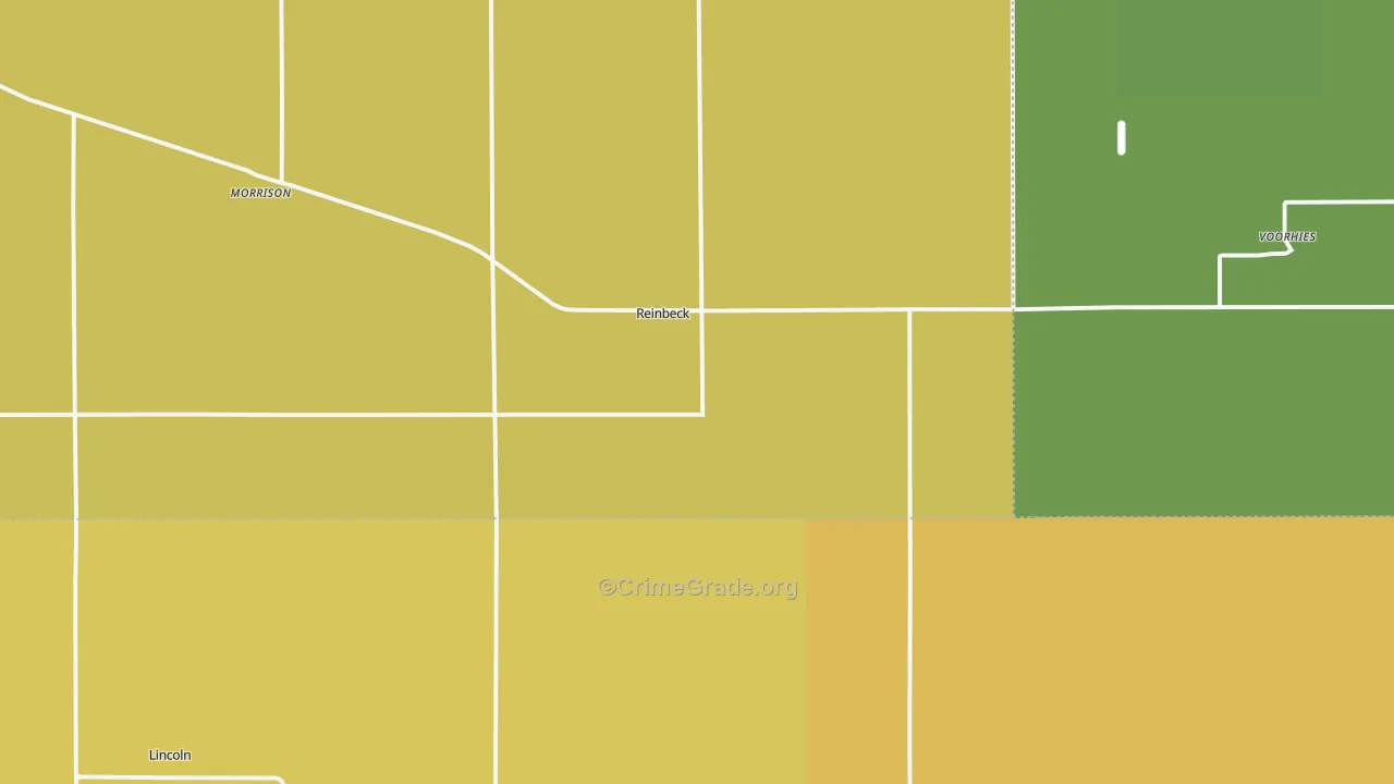 Reinbeck, IA Map of Assault Rates