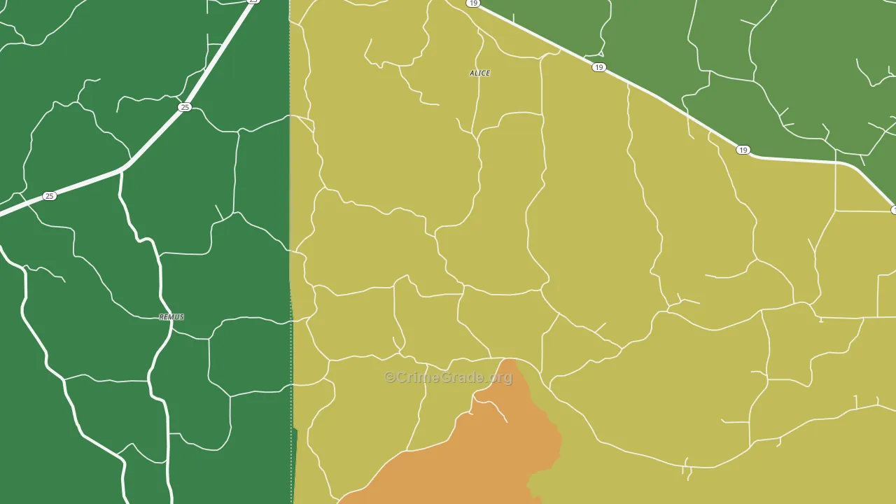Remus, MS Map of Assault Rates