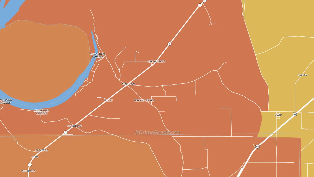 Rena Lara, MS Map of Assault Rates