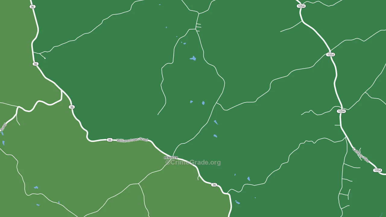 Renaker, KY Map of Assault Rates