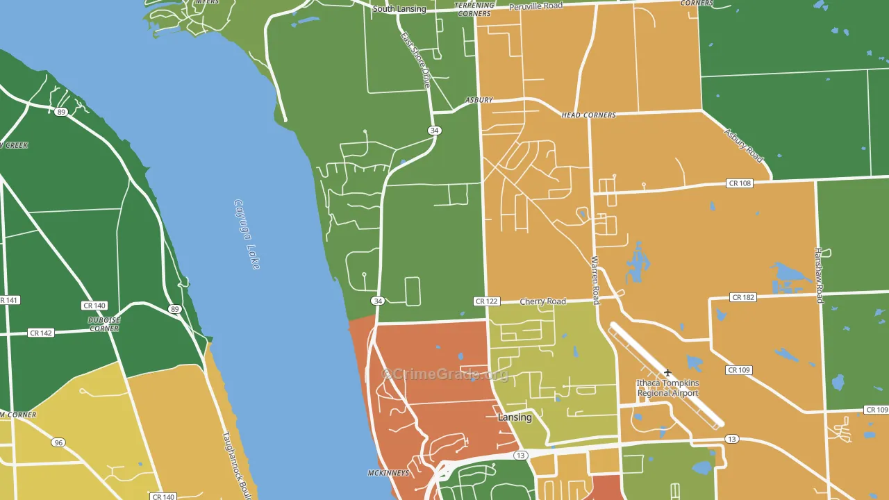 Renwick, NY Map of Assault Rates