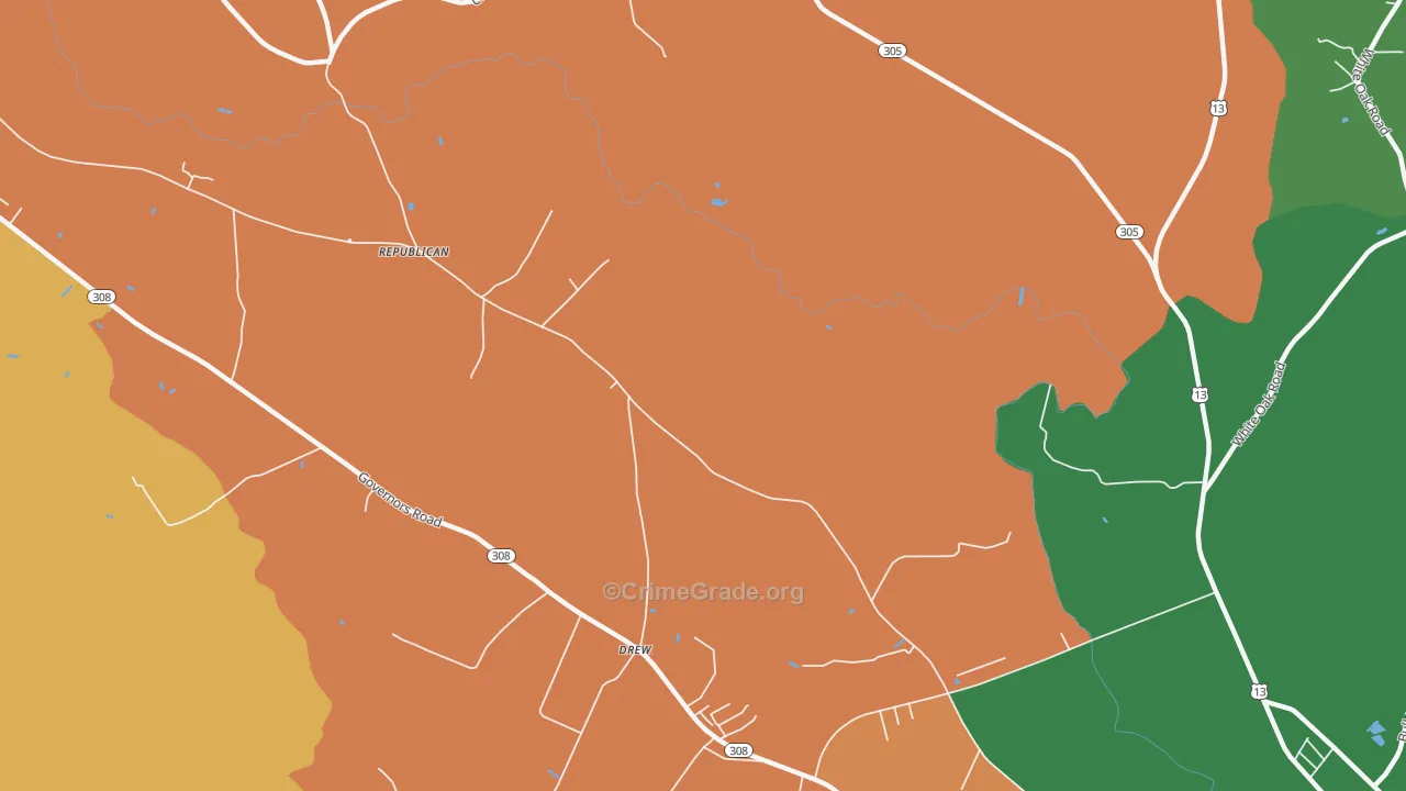Republican, NC Map of Assault Rates