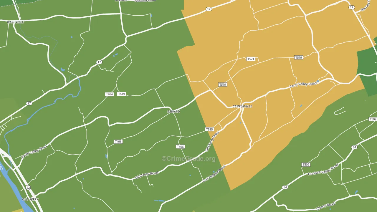Reward, PA Map of Assault Rates