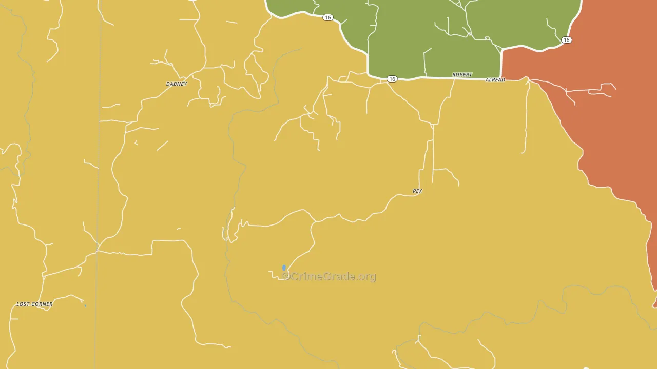 Rex, AR Map of Assault Rates