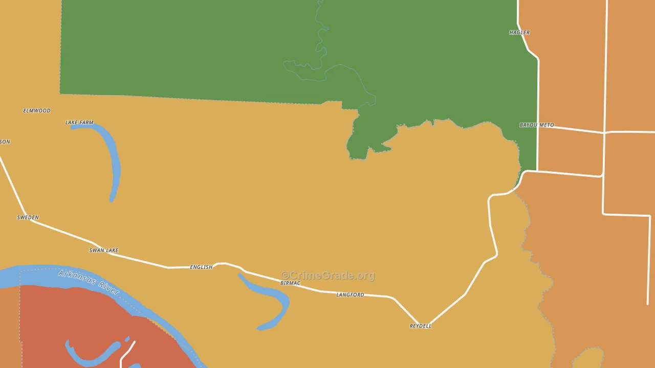 Reydell, AR Map of Assault Rates