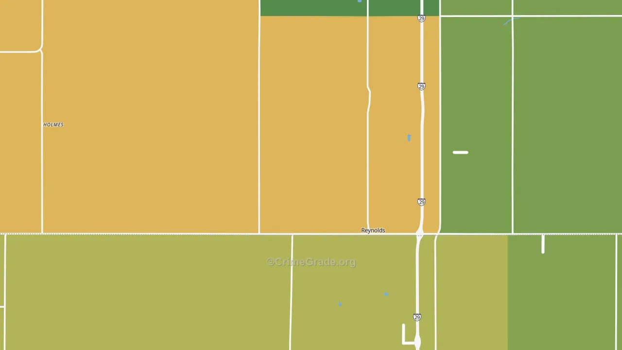 Reynolds, ND Map of Assault Rates