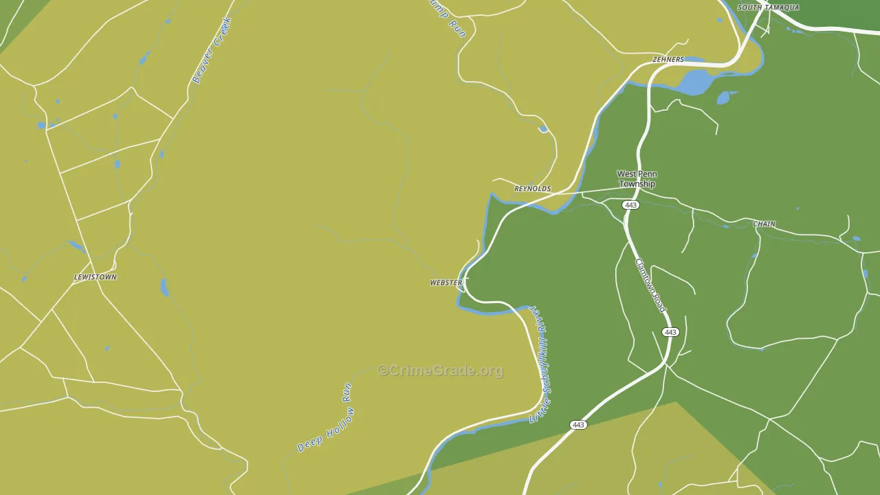 Reynolds, PA Map of Assault Rates
