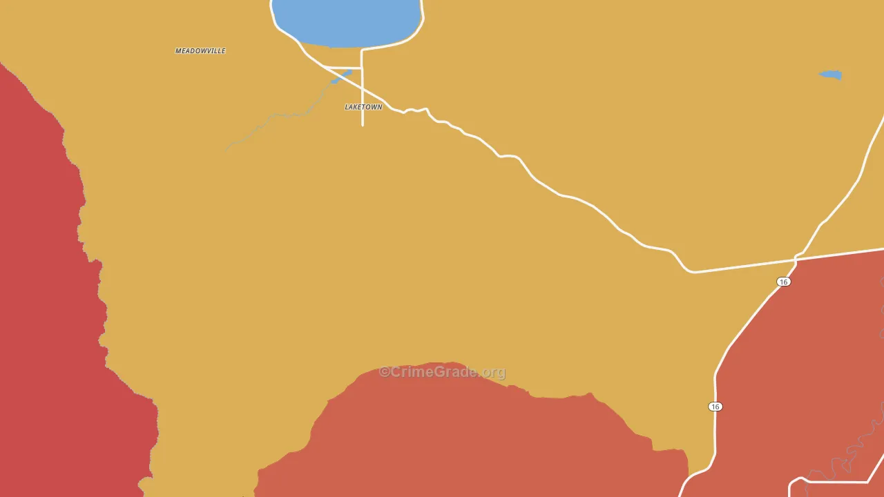 Rich County, UT Map of Assault Rates