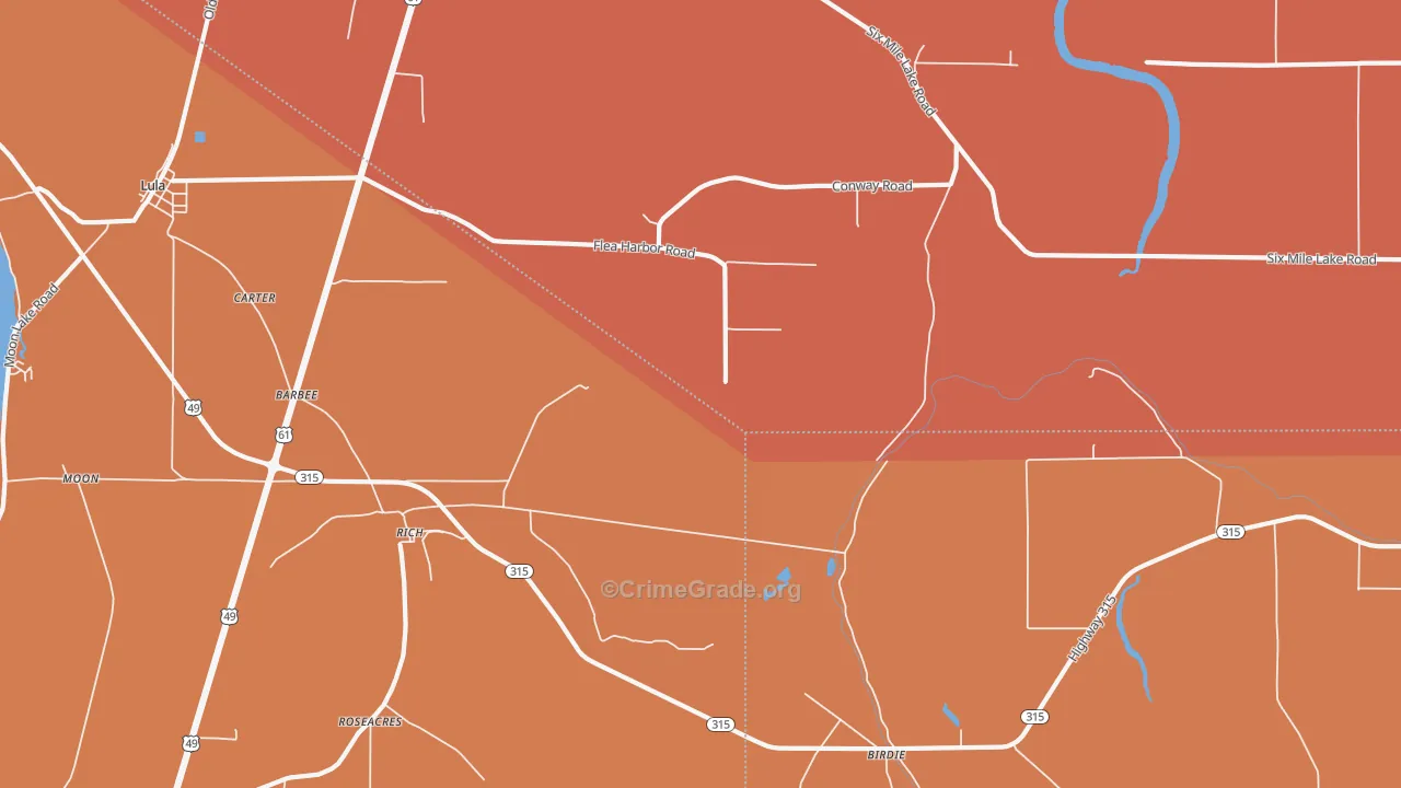 Rich, MS Map of Assault Rates