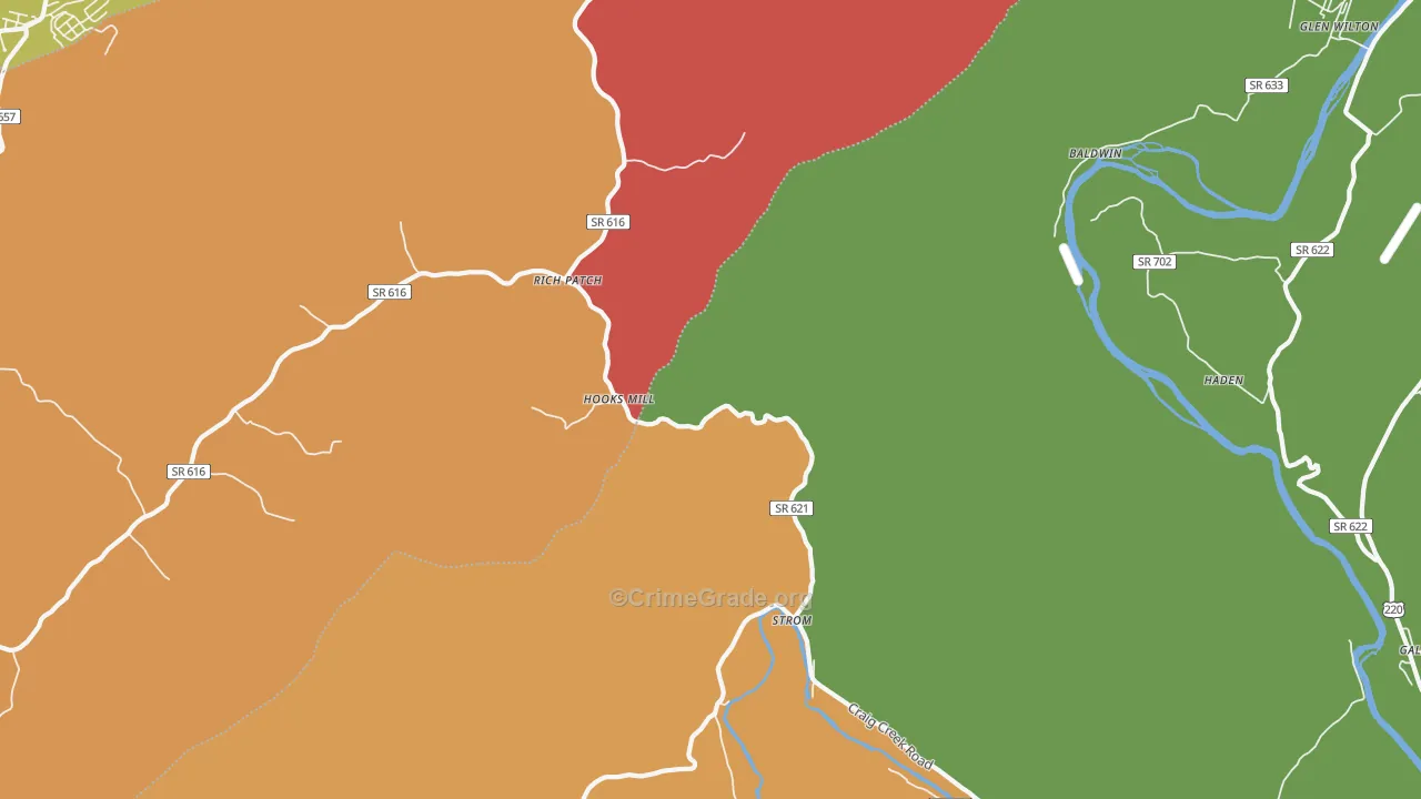 Rich Patch, VA Map of Assault Rates