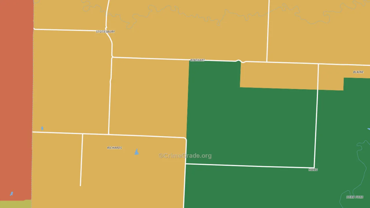 Richards, MO Map of Assault Rates
