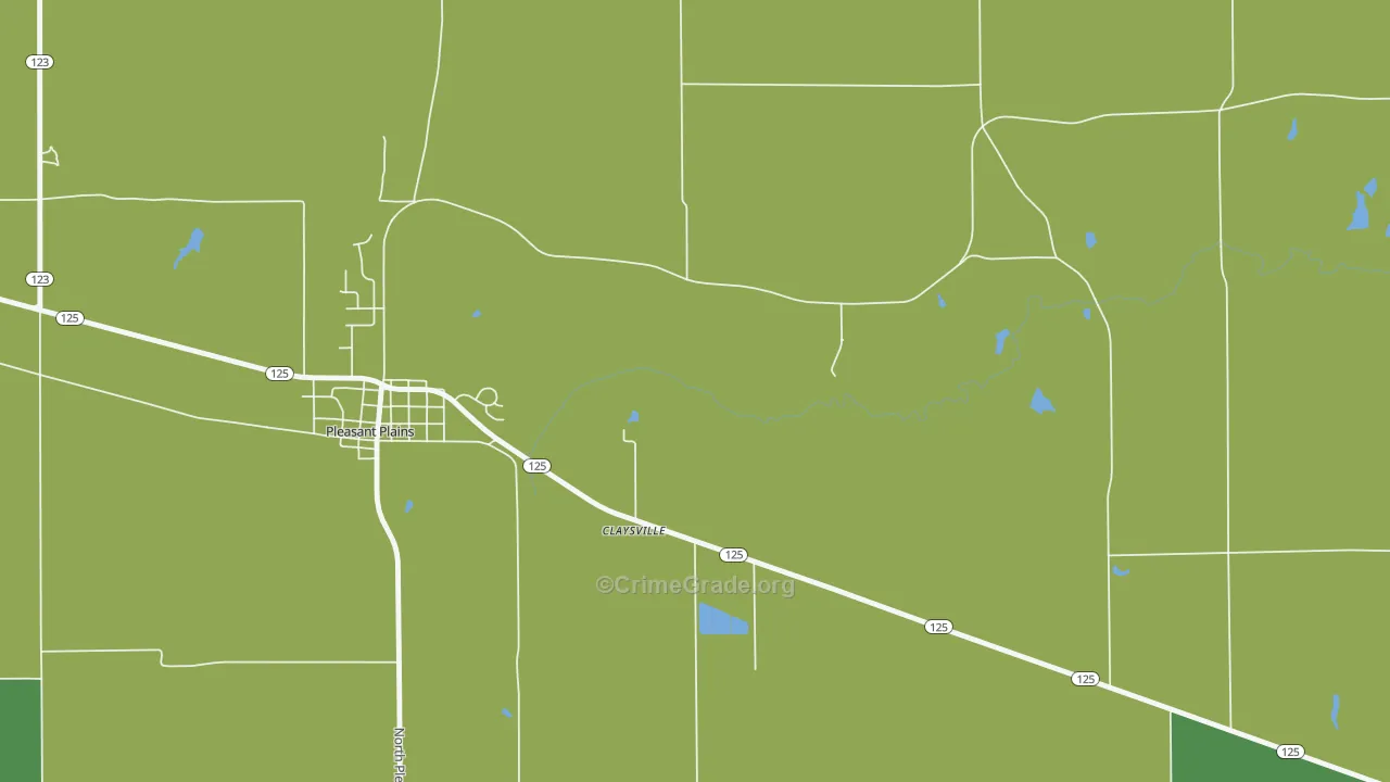 Richland, IL Map of Assault Rates