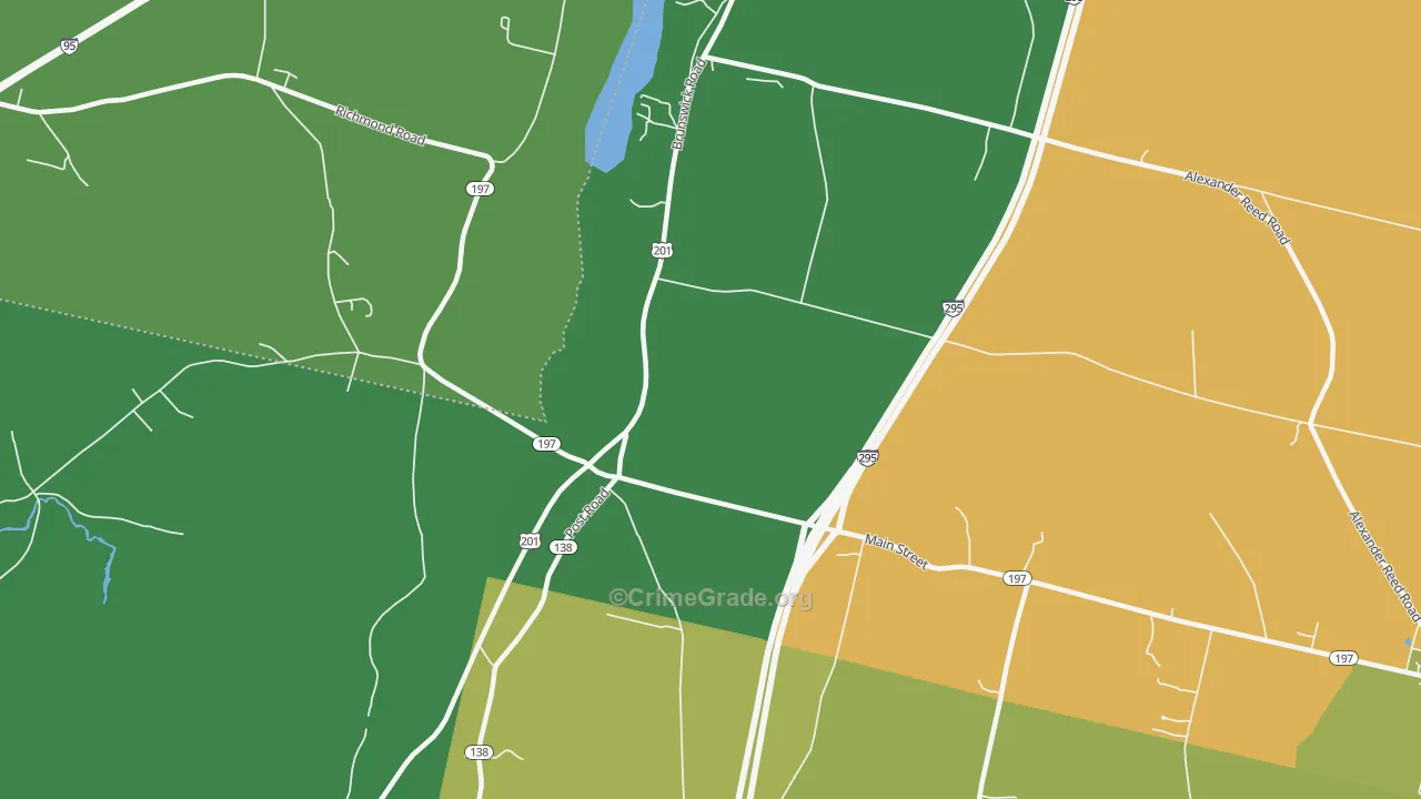 Richmond Corner, ME Map of Assault Rates