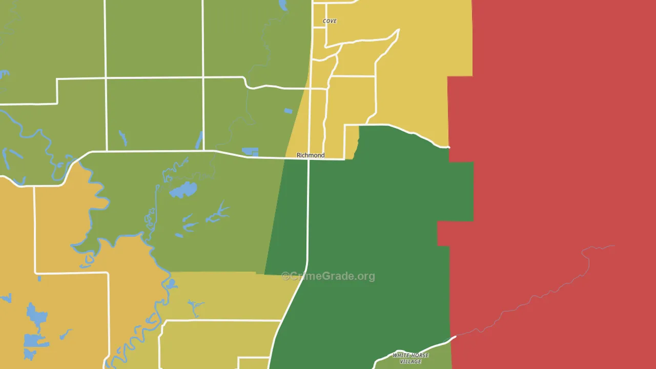 Richmond, UT Map of Assault Rates