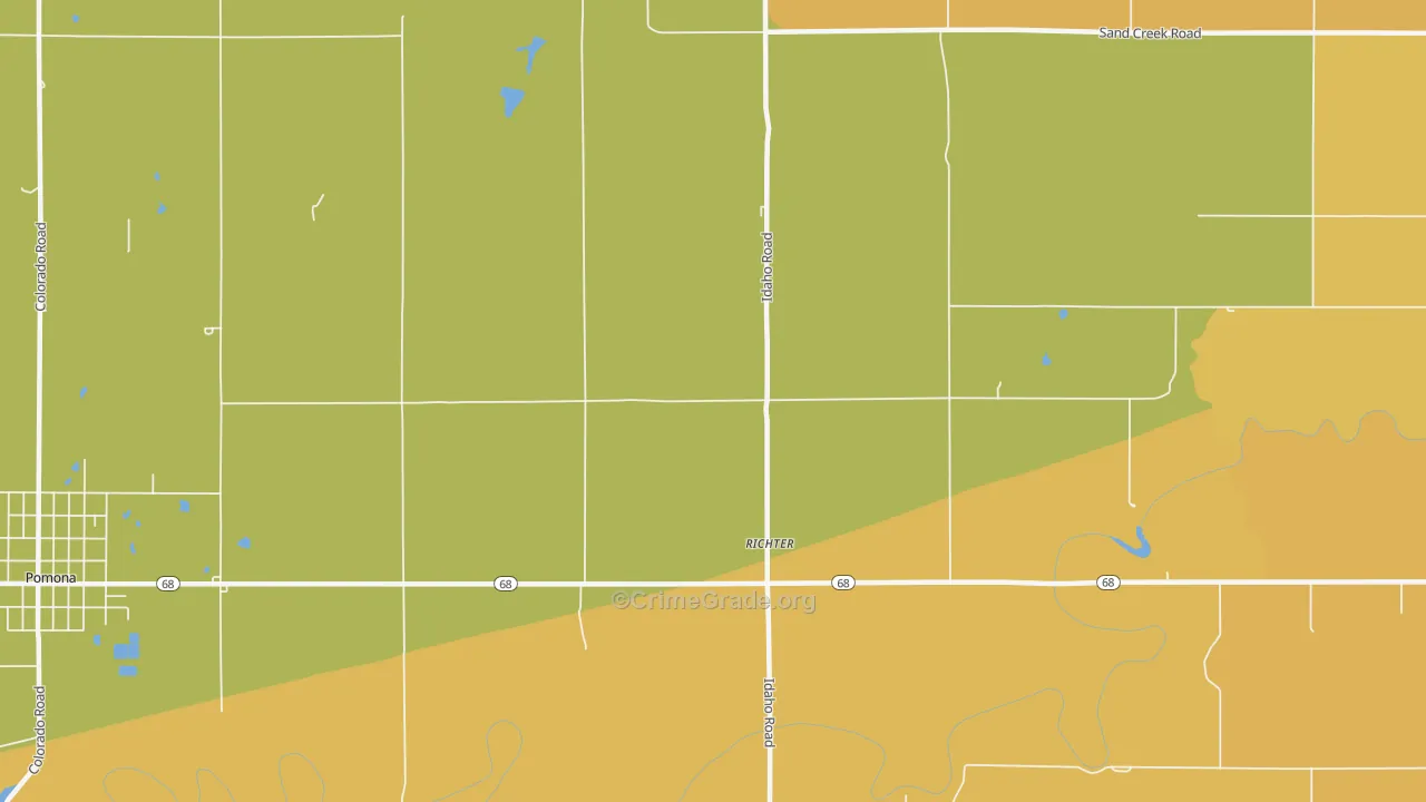 Richter, KS Map of Assault Rates