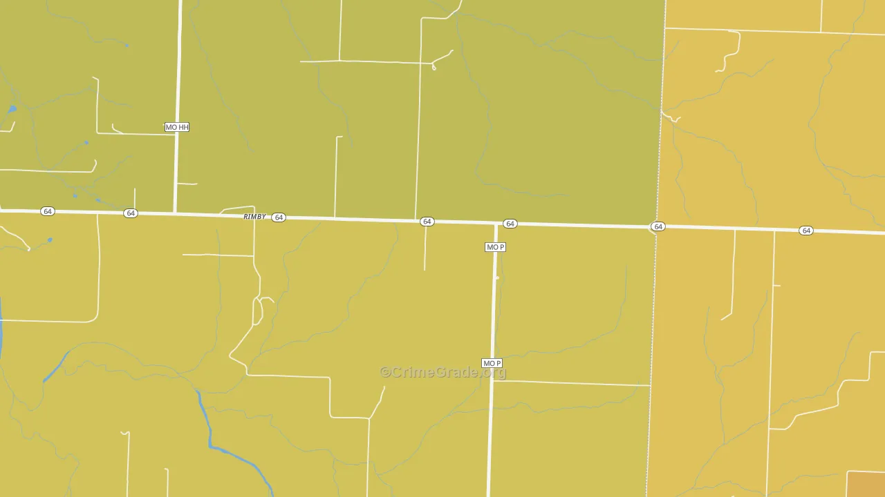 Rimby, MO Map of Assault Rates