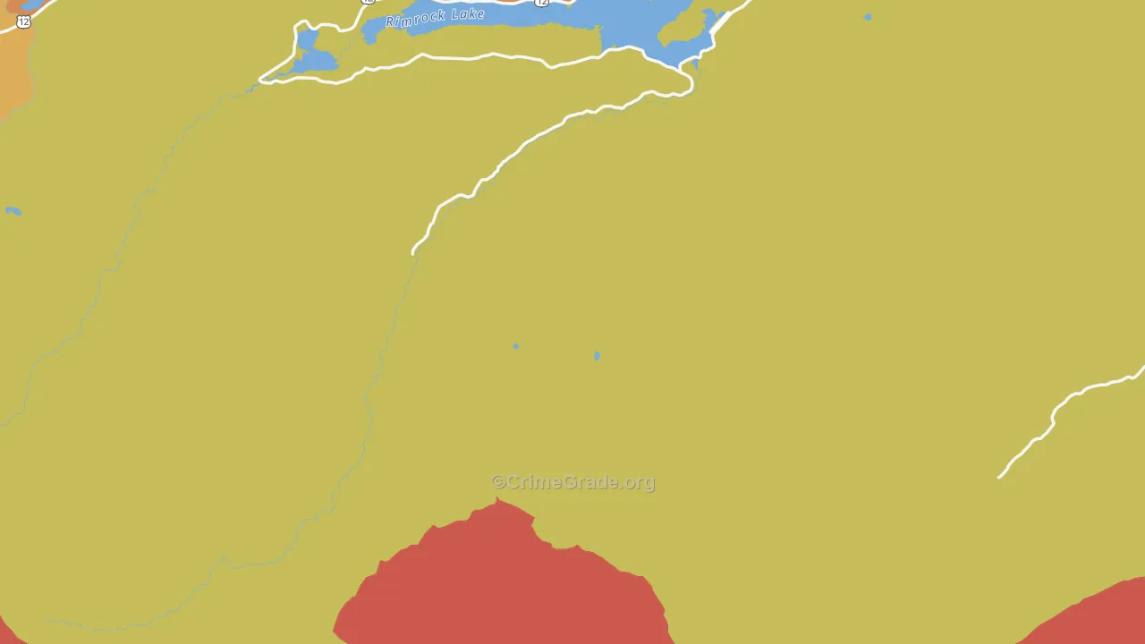 Rimrock, WA Map of Assault Rates