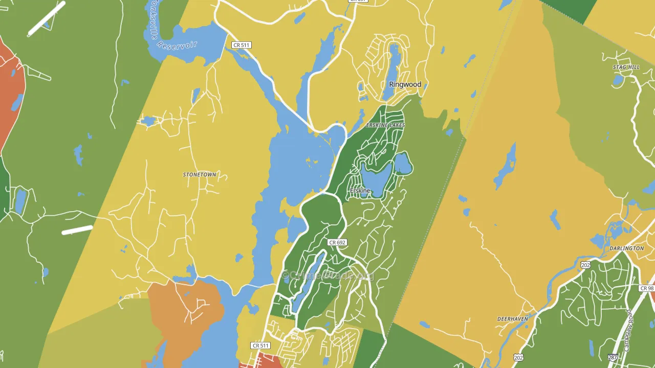 Ringwood, NJ Map of Assault Rates