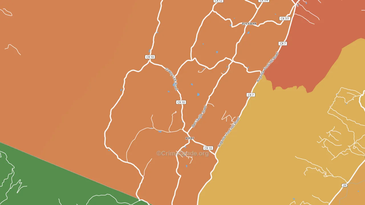 Rio, WV Map of Assault Rates