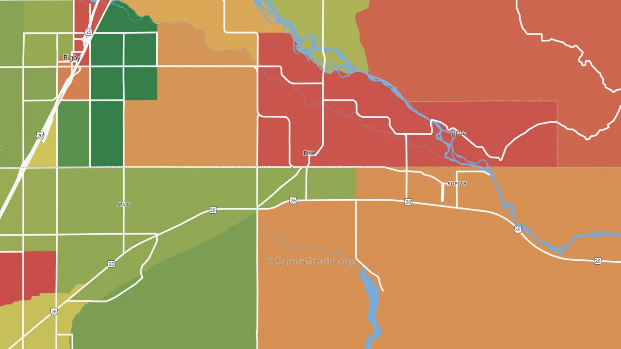Ririe, ID Map of Assault Rates