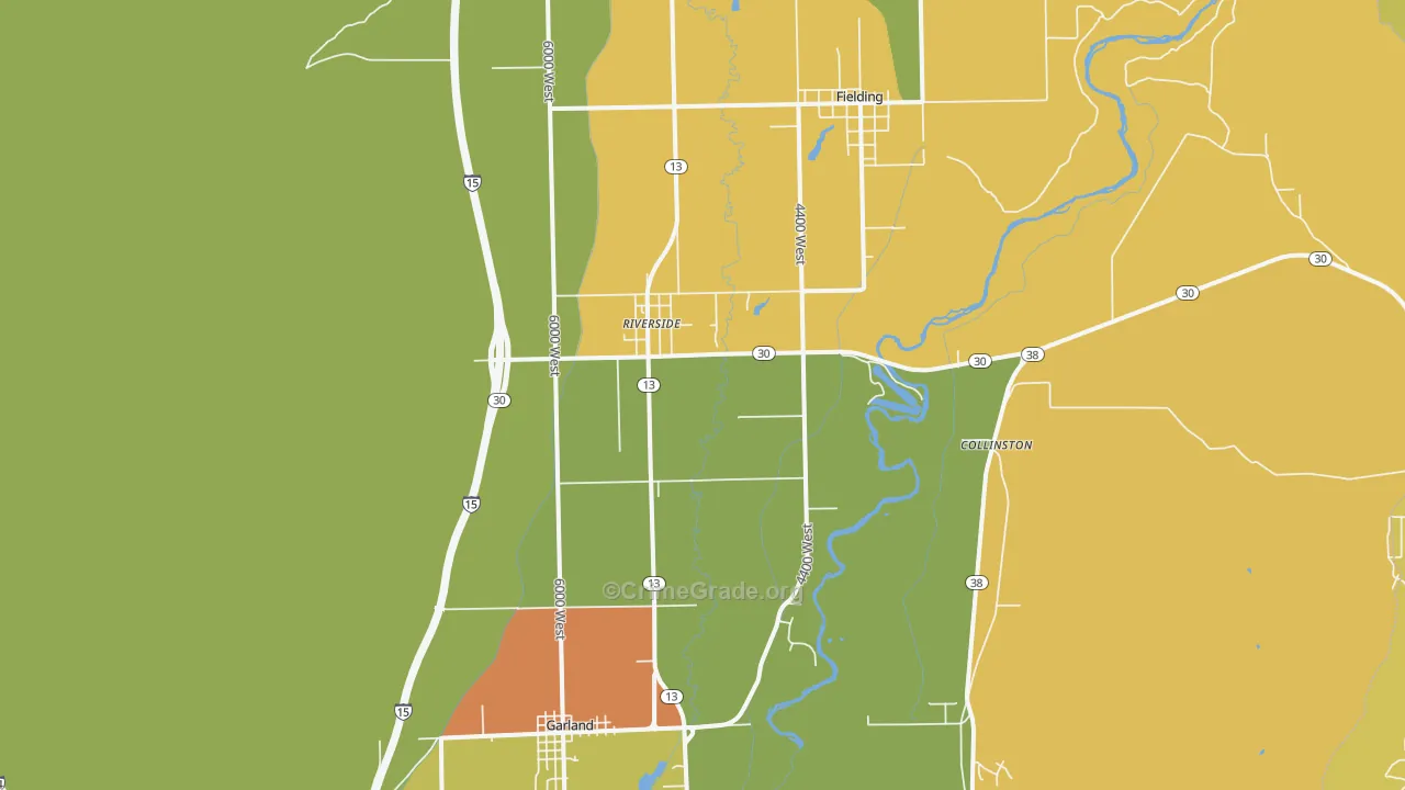 Riverside, UT Map of Assault Rates